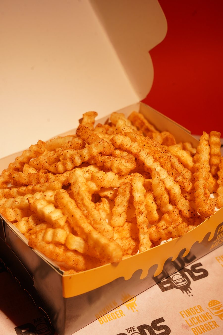 Masala fries close-up