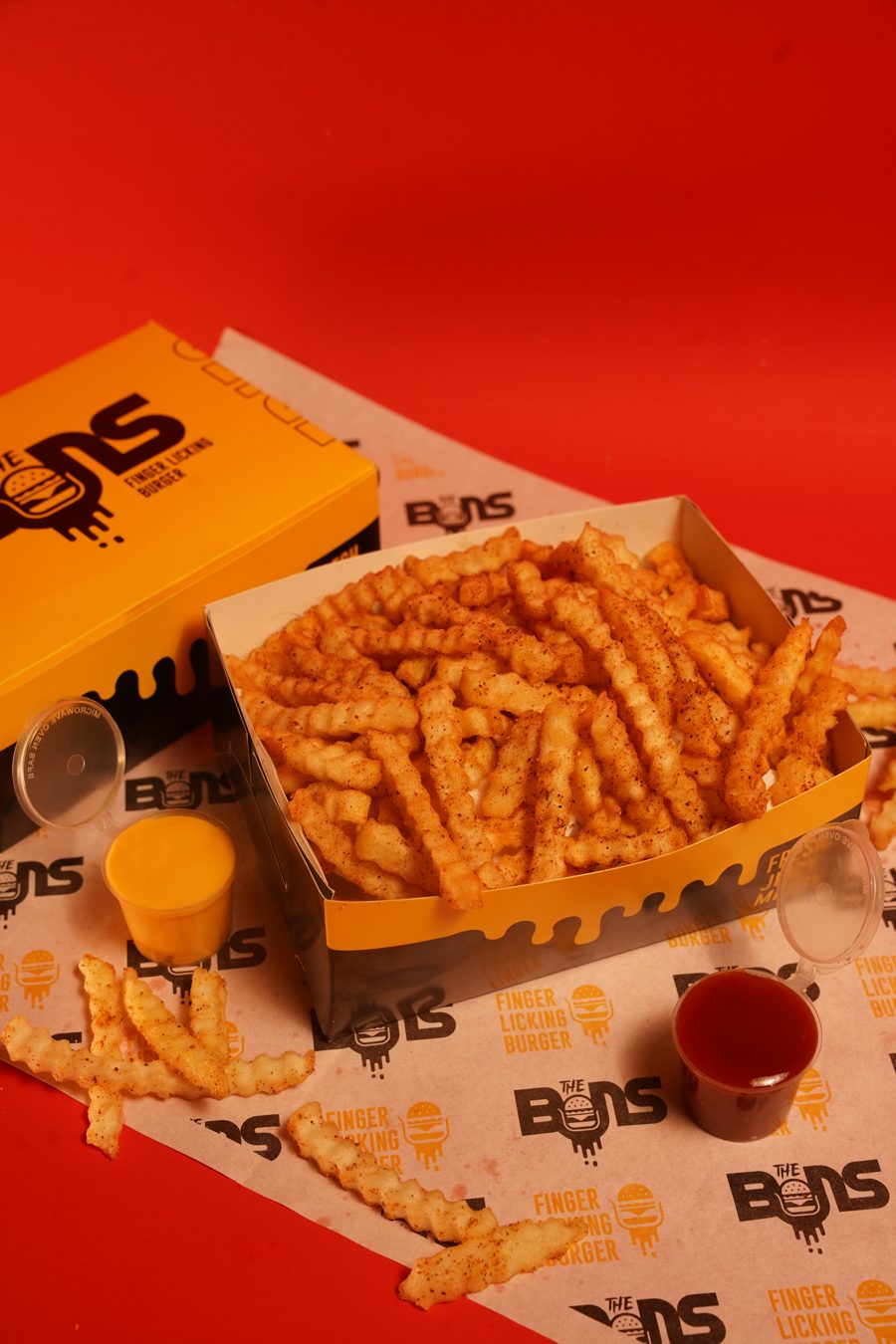 Fries with dips